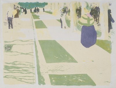 The Avenue by Edouard Vuillard